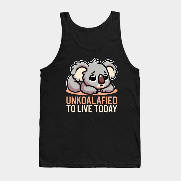 Unkoalafied To Live Today Tank Top by JS Arts